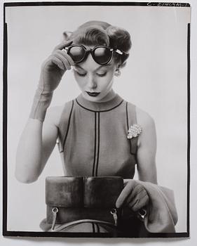Irving Penn, "Fashion Photograph (Nina Devoe), New York, 1951".