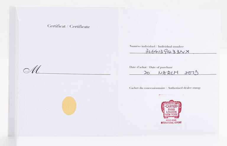 Cartier, Baignoire, rannekello, 23 x 32 mm.