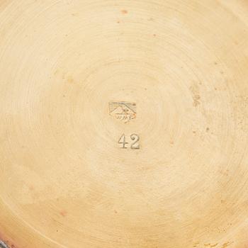 Glöggkanna med rechaud, WMF, Württembergische Metallwarenfabrik, tidigt 1900-tal.