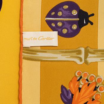 Cartier, a twill silk scarf.