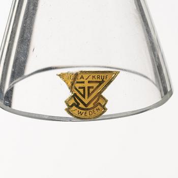 Kjell Blomberg, a set of ten 'Klothepp' glass sculptures, Gullaskrufs glasbruk, Sweden, 1960's.