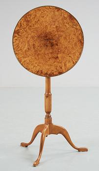 433. A Swedish 18th Century tilt-top table by J. Sjölin.