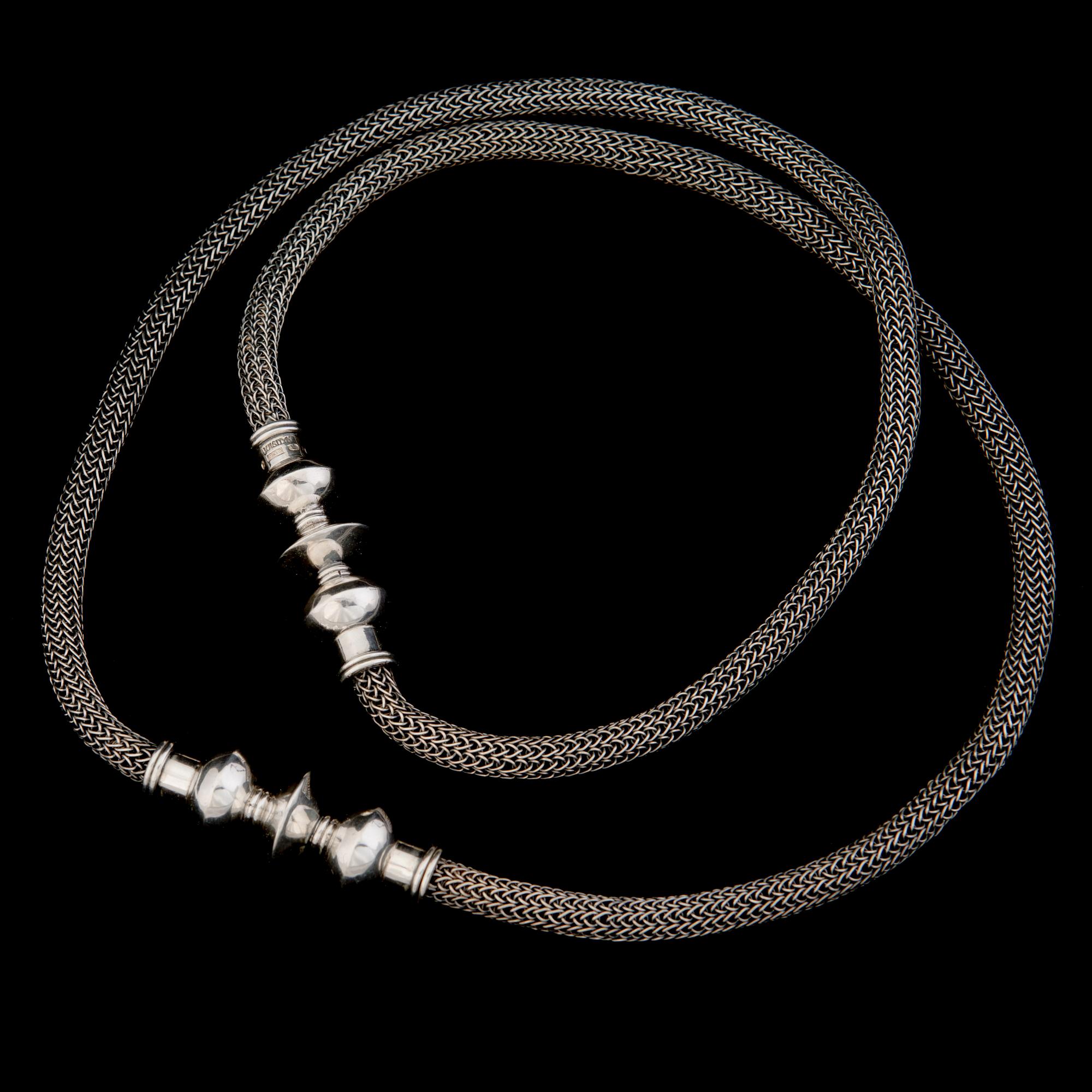 Saara Hopea, NECKLACE, silver. Ossian Hopea, Porvoo Finland 1978.