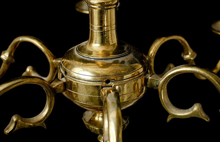 TAKKRONA, mässing, barock, 1700-tal.