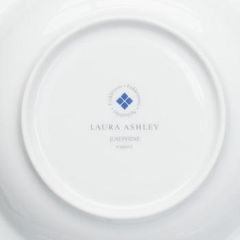 ASTIASTO, 46 osaa, posliinia, "Josephine", Laura Ashley, Apilanlehti.