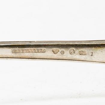 12+1 pcs silver cutlery, Swedish hallmarks, including GAB, Stockholm 1924.