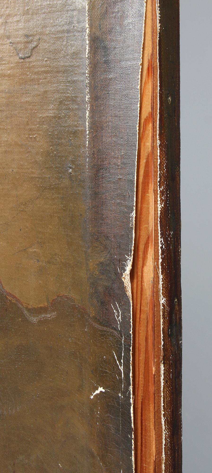 VÄGGSKÄRM, Elisabeth Warling, sign, omkring sekelskiftet 1800/1900.