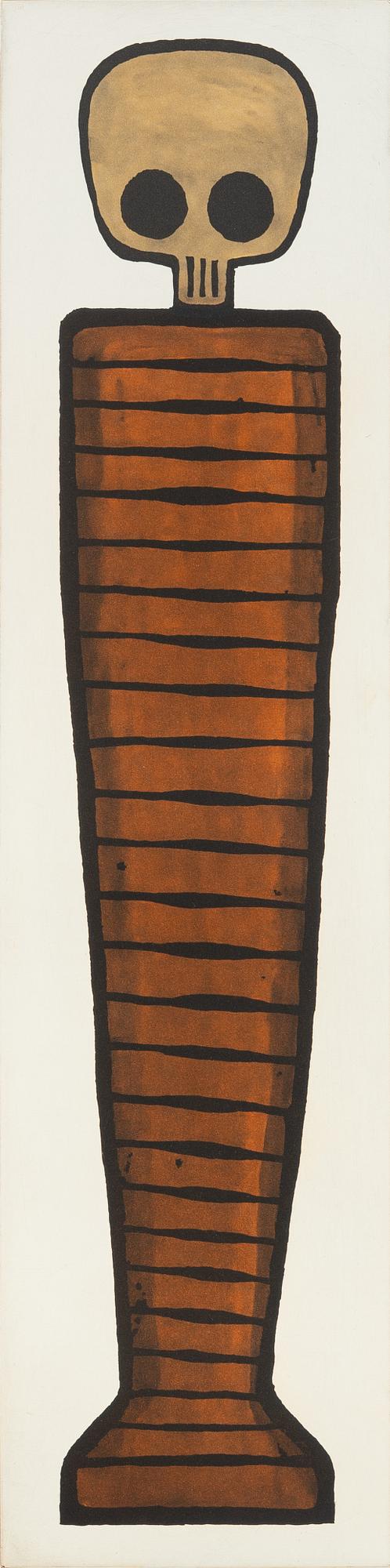 Jan Håfström, "The Mummy" (orange).