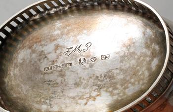 GRÄDDSNIPA, silver, Anders Johan Lignell, Sundsvall, 1822, vikt 80 gram.