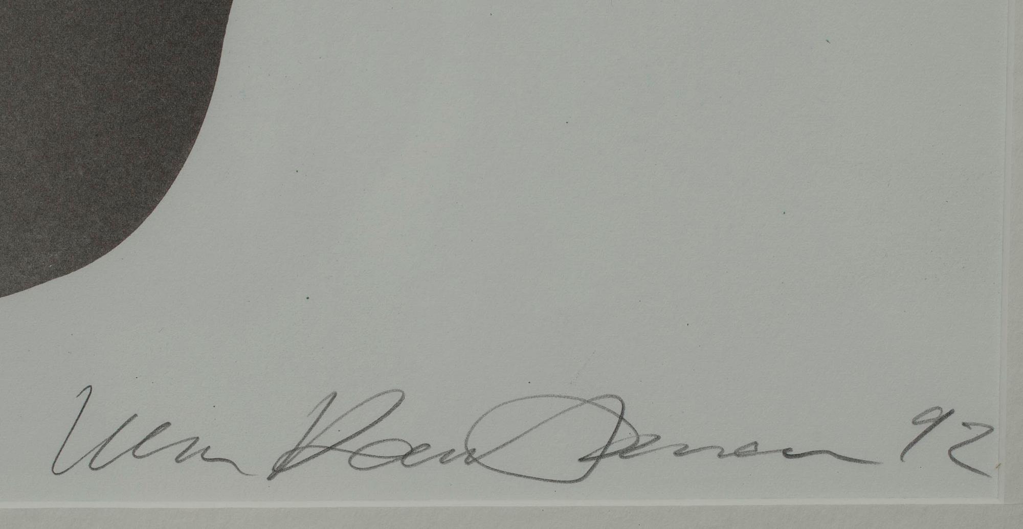 ULLA RANTANEN, litografi, nr 224/500, sign. och dat. -92.