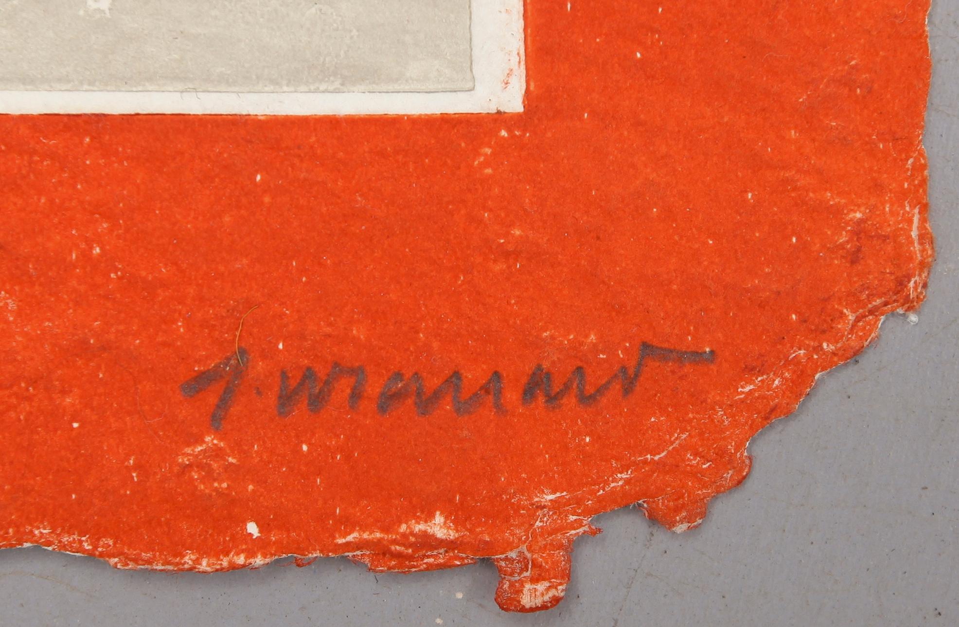 JAMES COIGNARD, blandteknik, signerad, v/v.