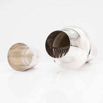 Cocktailshaker, silver, Kultakeskus, Tavastehus 1962.