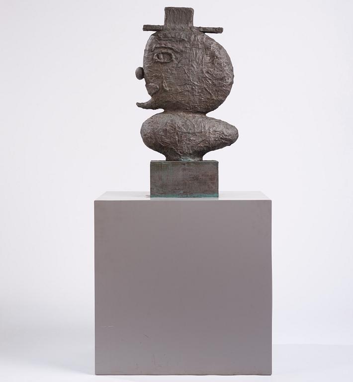 Donald Baechler, ”Man with Hat”.