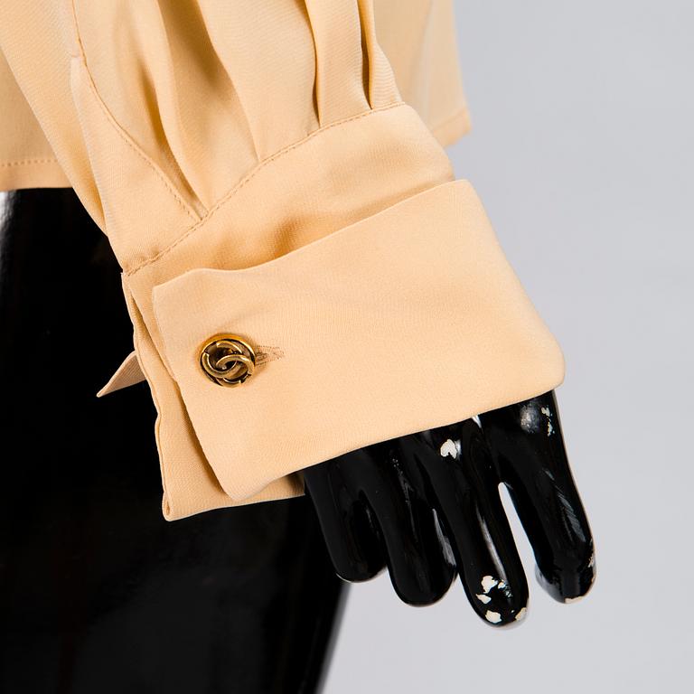 CHANEL, Three Vintage Silk Blouses.