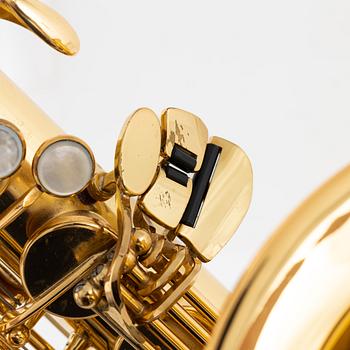 A brass 'YTS-62' saxophone, Yamaha, Japan.