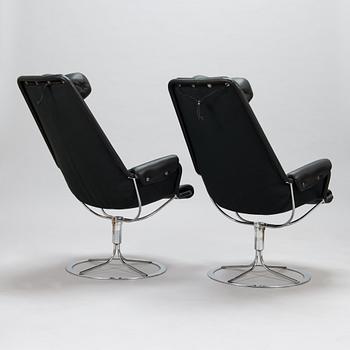 Bruno Mathsson, fåtöljer, ett par, "Jetson", Dux, 2000-tal.
