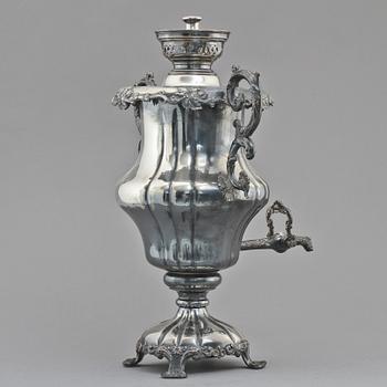 SAMOVAR, nysilver, 1800/1900-tal.