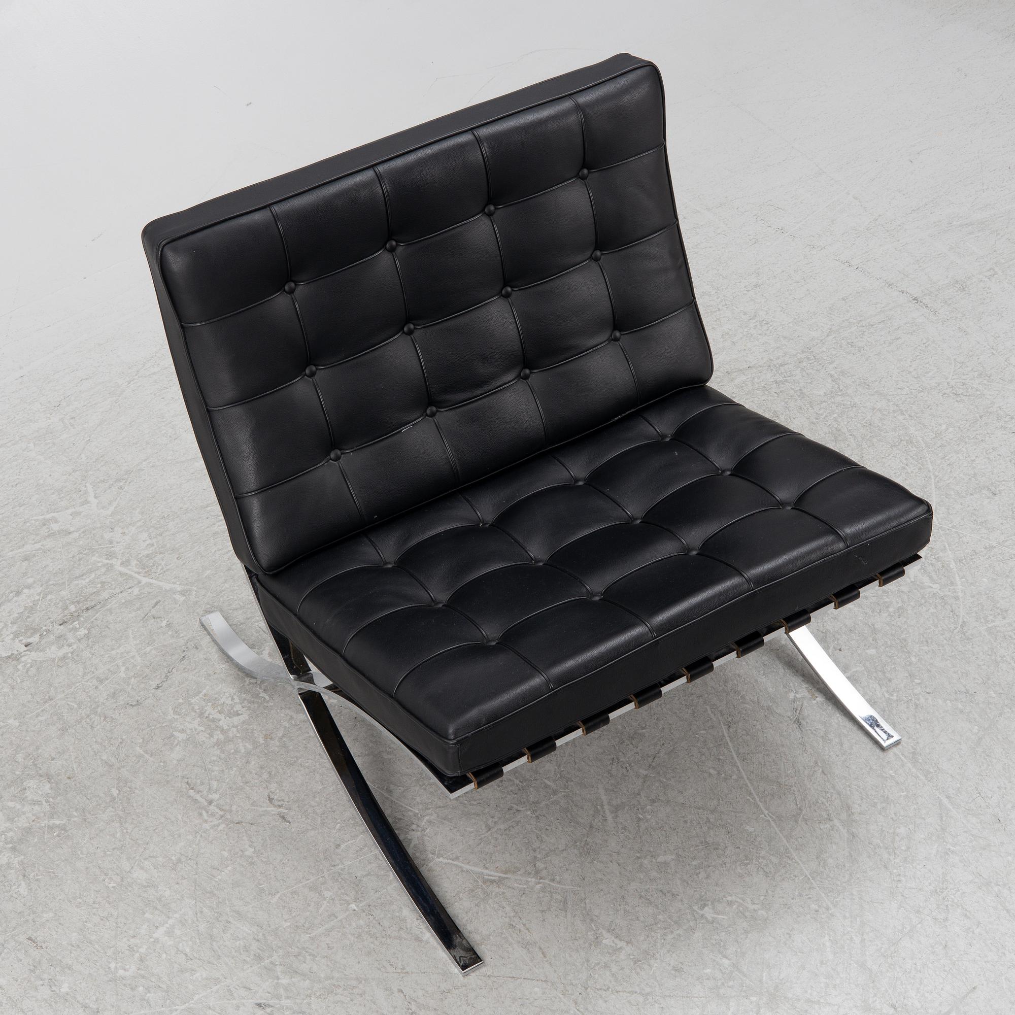 Ludwig Mies van der Rohe, a 'Barcelona' lounge chair, Knoll Studio.