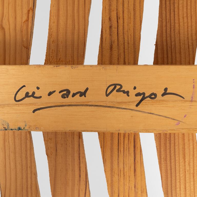 Gérard Rigot, An armchair, signed.