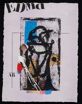 JAMES COIGNARD, carborundumgravyr, signerad och numrerad 12/40.