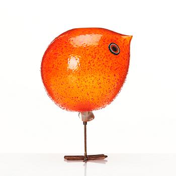 Alessandro Pianon, a 'Pulcino' glass sculpture of a bird, Vistosi, Italy 1960s.