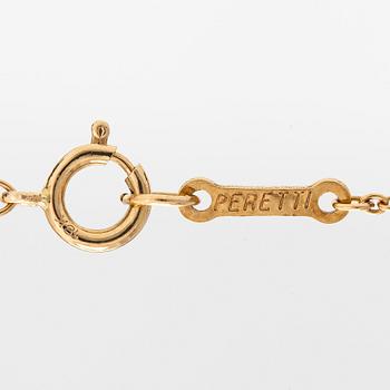 Tiffany & Co, Elsa Peretti, halsband, "Bean", 18K guld.