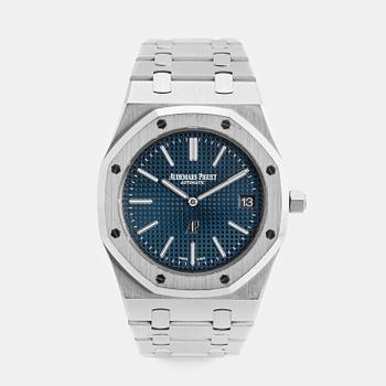 Audemars Piguet, Royal Oak, "Jumbo" Extra-Thin, ca 2018. <b>Case size:</b> 39 mm
<b>Material:</b> steel
<b>Movement...