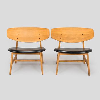 Henrik Pedersen, a pair of 'Siko' lounge chairs for Houe, Denmark.