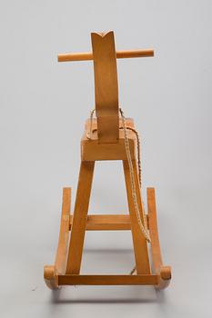 Kay Boyesen, a wooden rocking horse later part of the 20th century.