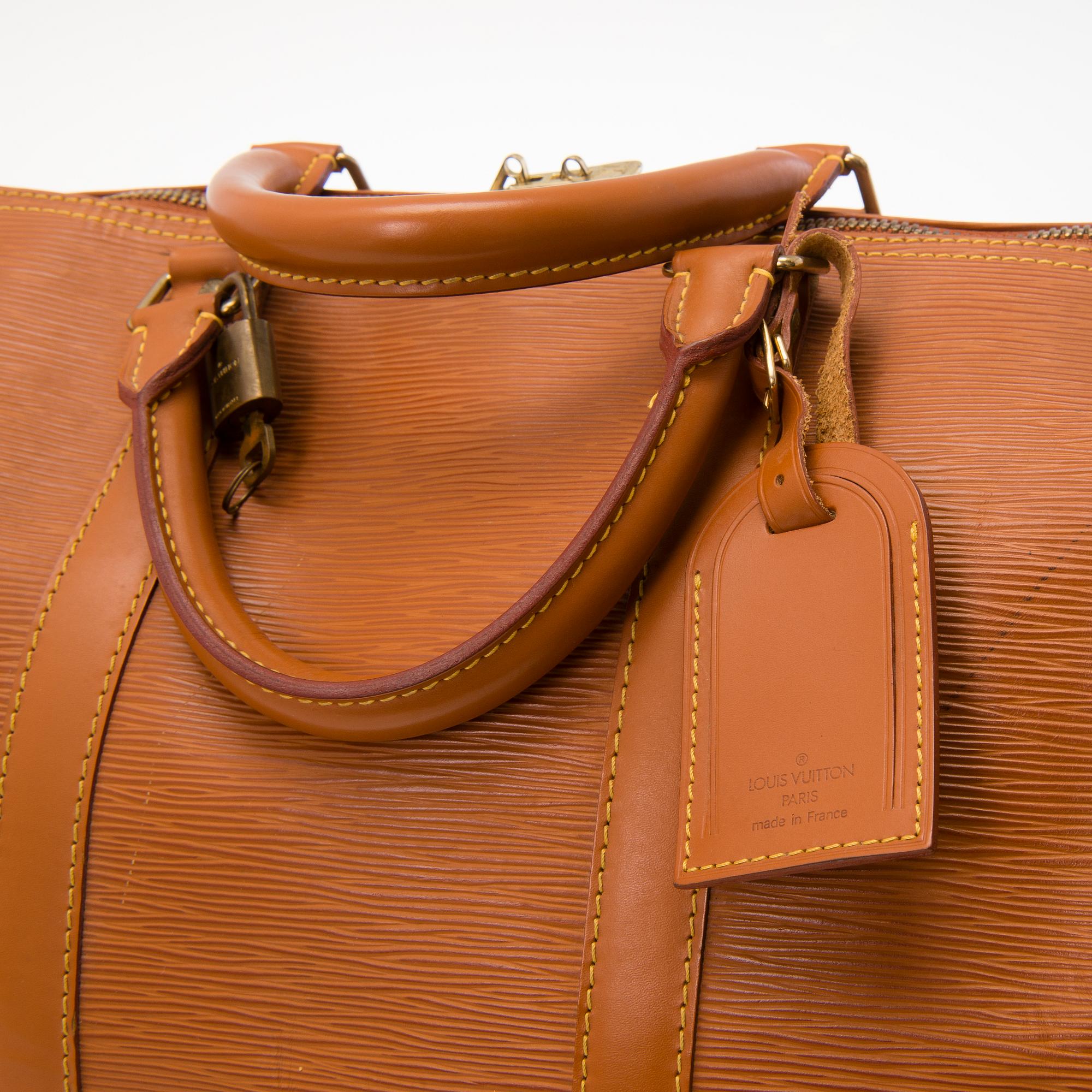 LOUIS VUITTON, Keepall 50 Epi, Weekendbag.