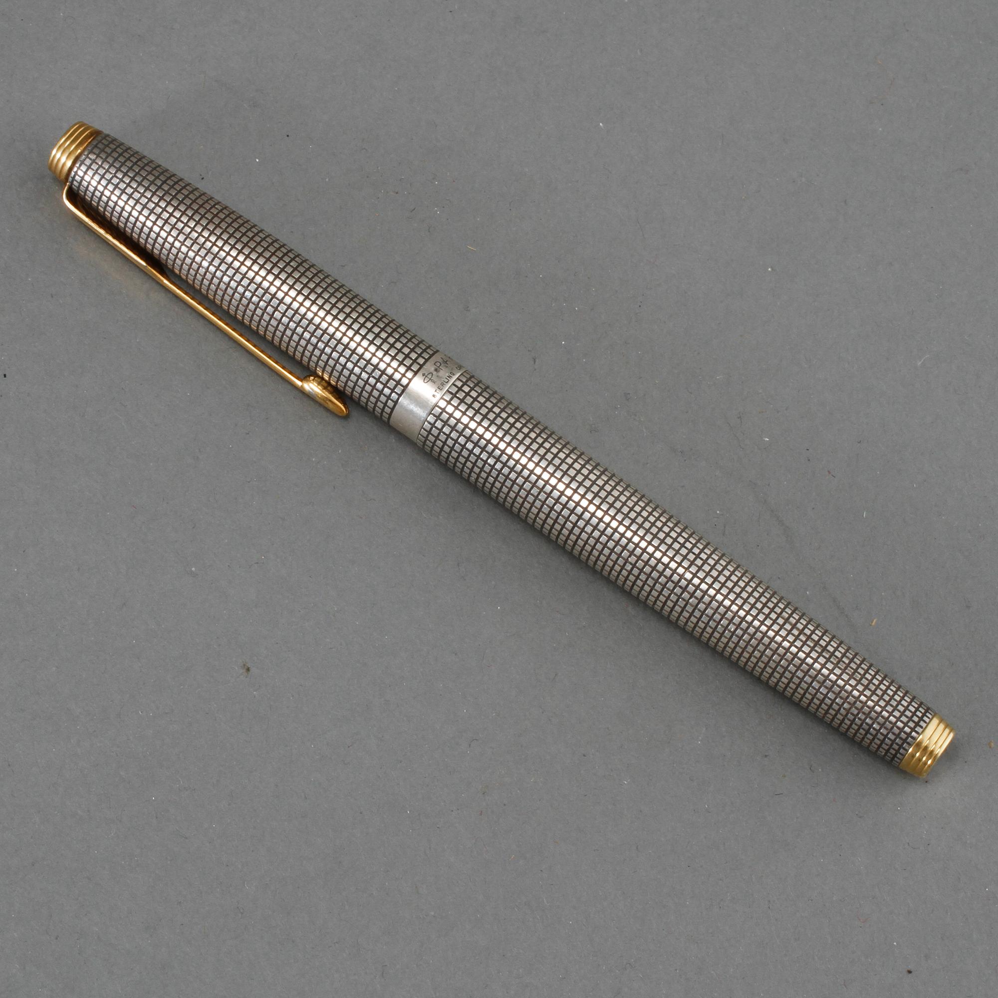 RESERVOARPENNA, Parker, sterlingsilver, 1900-talets senare hälft.