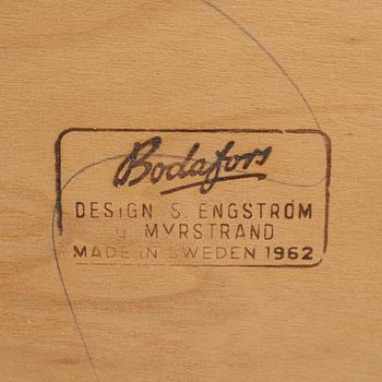 Sängbord, 2 st Bodafors, delvis Carl Malmsten.