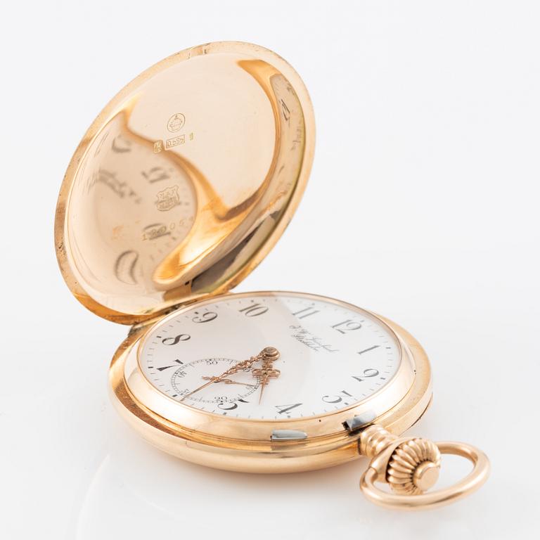 J.W Grönbäck, Stockholm, fickur, savonett, 51 mm.