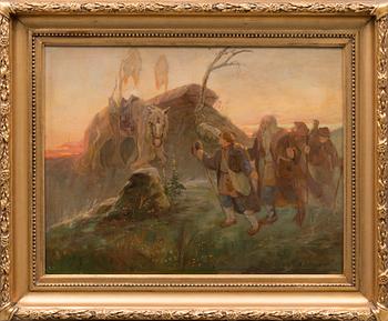 A Russian tale of Svyatogor bogatyr, the Ilya Muromets.