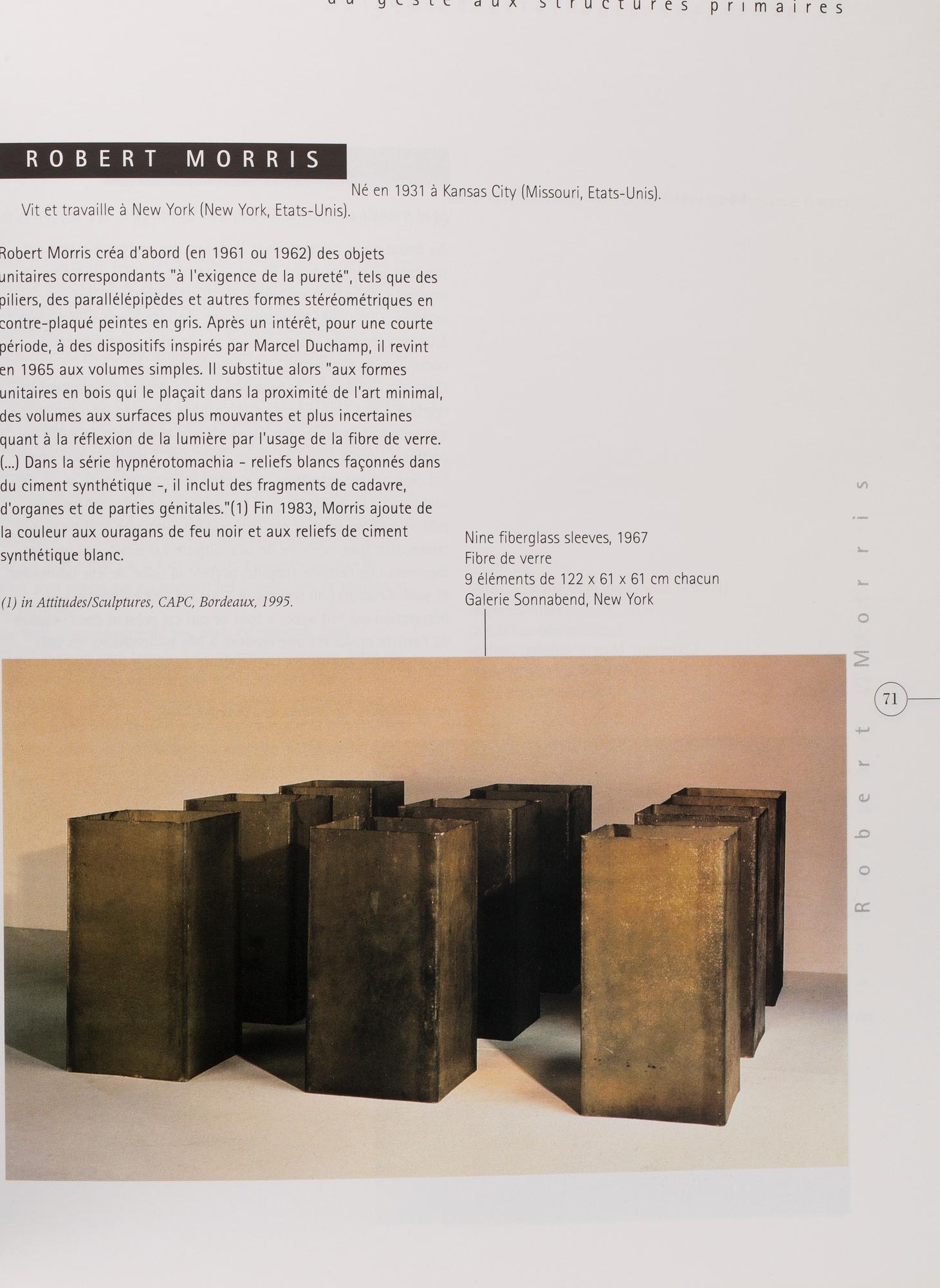 CESAR/FERNANDEZ ARMAN, "Chimériques polymères - le plastique dans l'Art du XXème siècle", utställningskatalog 1996.