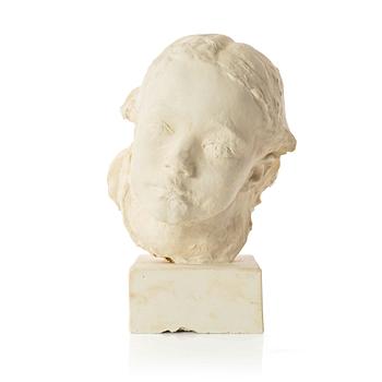 Gudmar Olovson, sculpture. Plaster. Unsigned. height 32 cm, length 22 cm.