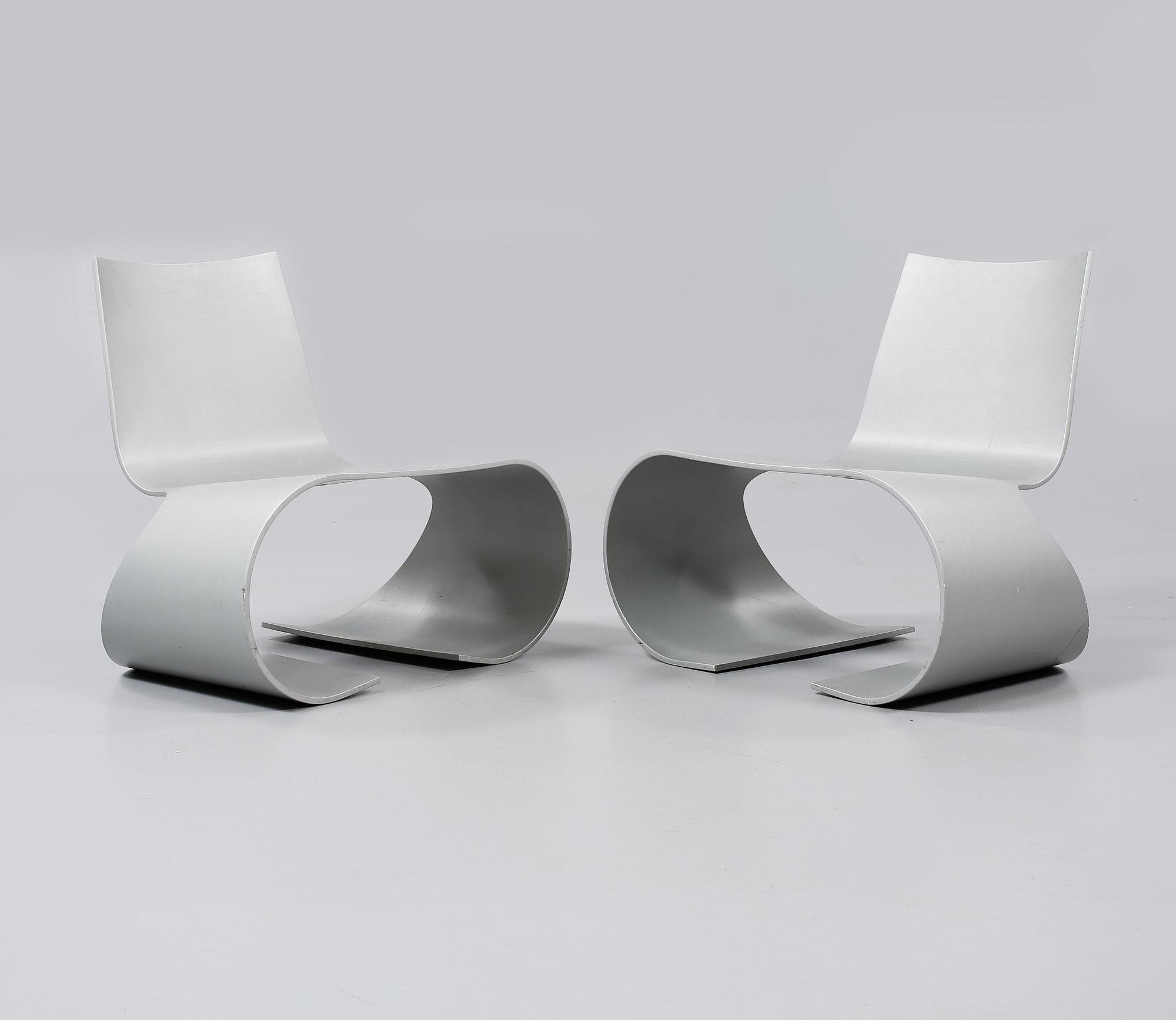 FÅTÖLJER, ett par, "Oto", Peter Karpf för Iform, 2000.