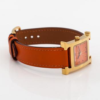Hermès, Heure H, wristwatch, 21 mm.