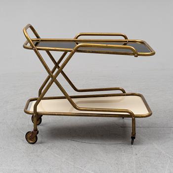 A late 20th Century serving trolley.