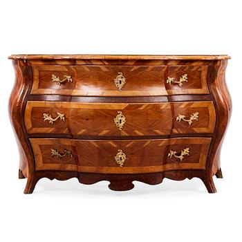 1167. A Swedish Rococo 18th century commode.