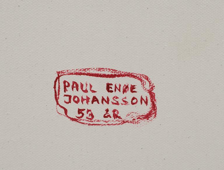 PAUL ENOE JOHANSSON, akryl på duk, signerad.
