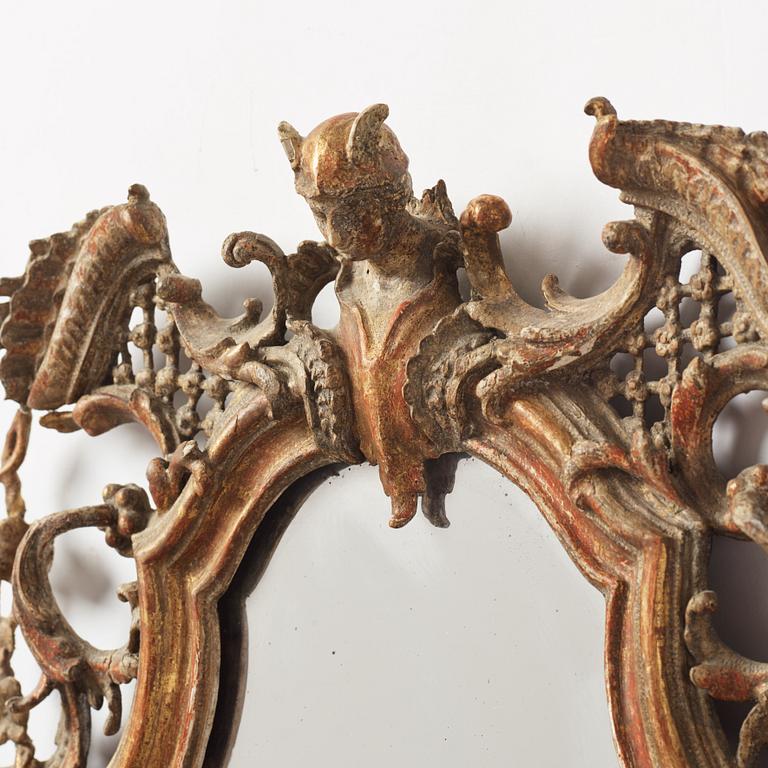 Toilettspegel, rokoko, Mellaneuropa, 1700-tal.