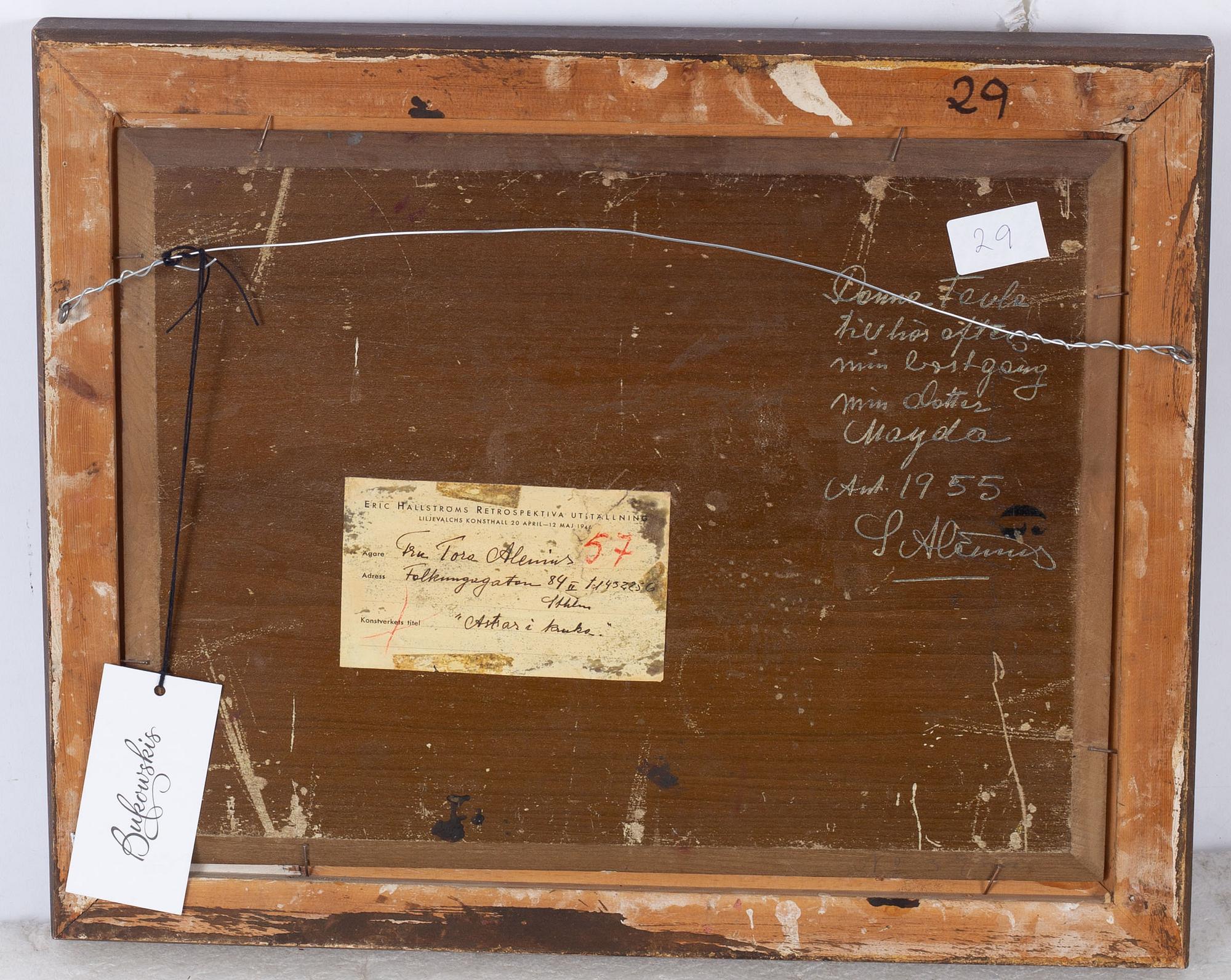 Eric Hallström, "Astrar i kruka".