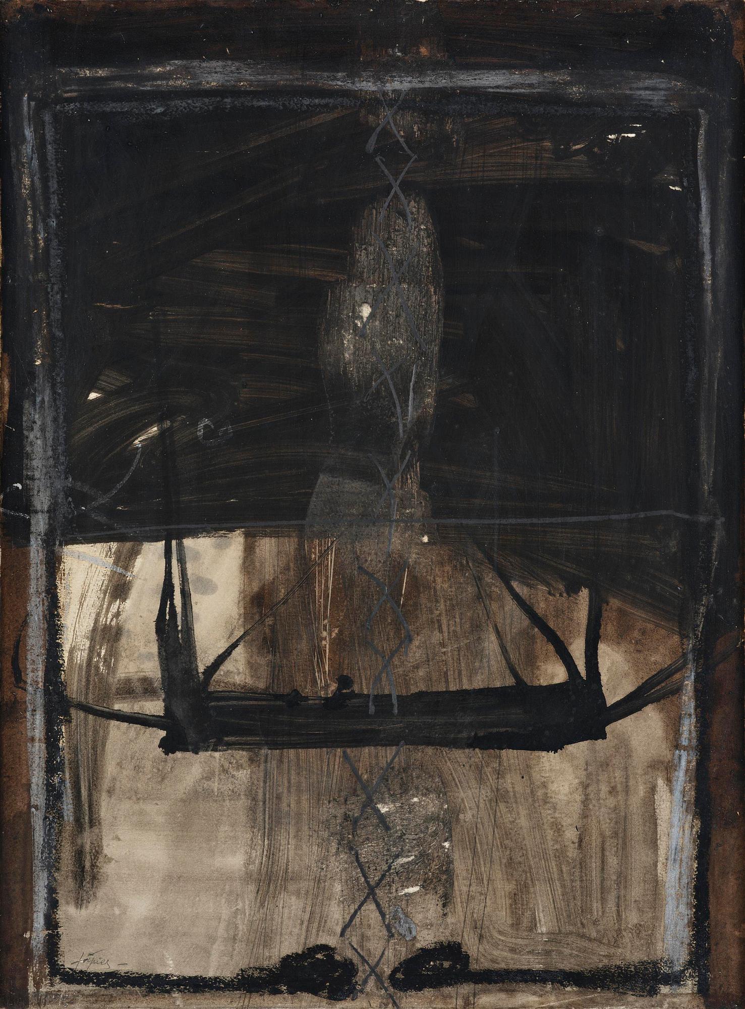 Antoni Tàpies, Untitled.