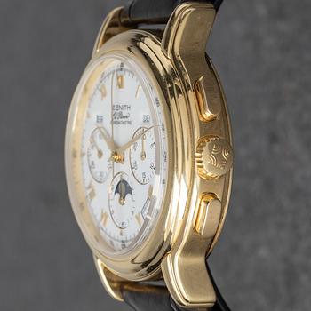 Zenith, El Primero, ChronoMaster, "Triple Calendar Moonphase", chronograph, ca 2002.