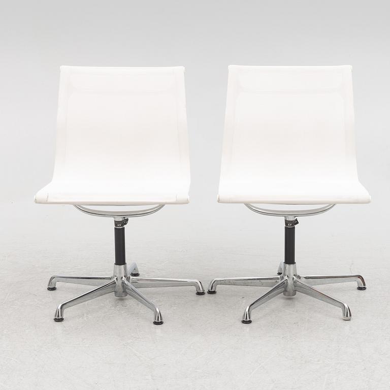 Charles & Ray Eames, a pair of model EA 108 chairs, ICF, 1980s.