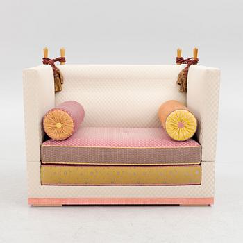 Ewa Alpsten, unique armchair, journeyman's test at Carl Malmsten Furniture Studies, 2010.