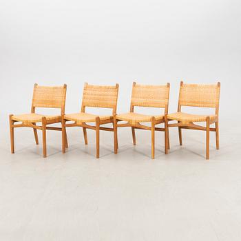 Hans J. Wegner, chairs 4 pcs model "CH31", Carl Hansen & Son, Denmark, later part of the 20th century.