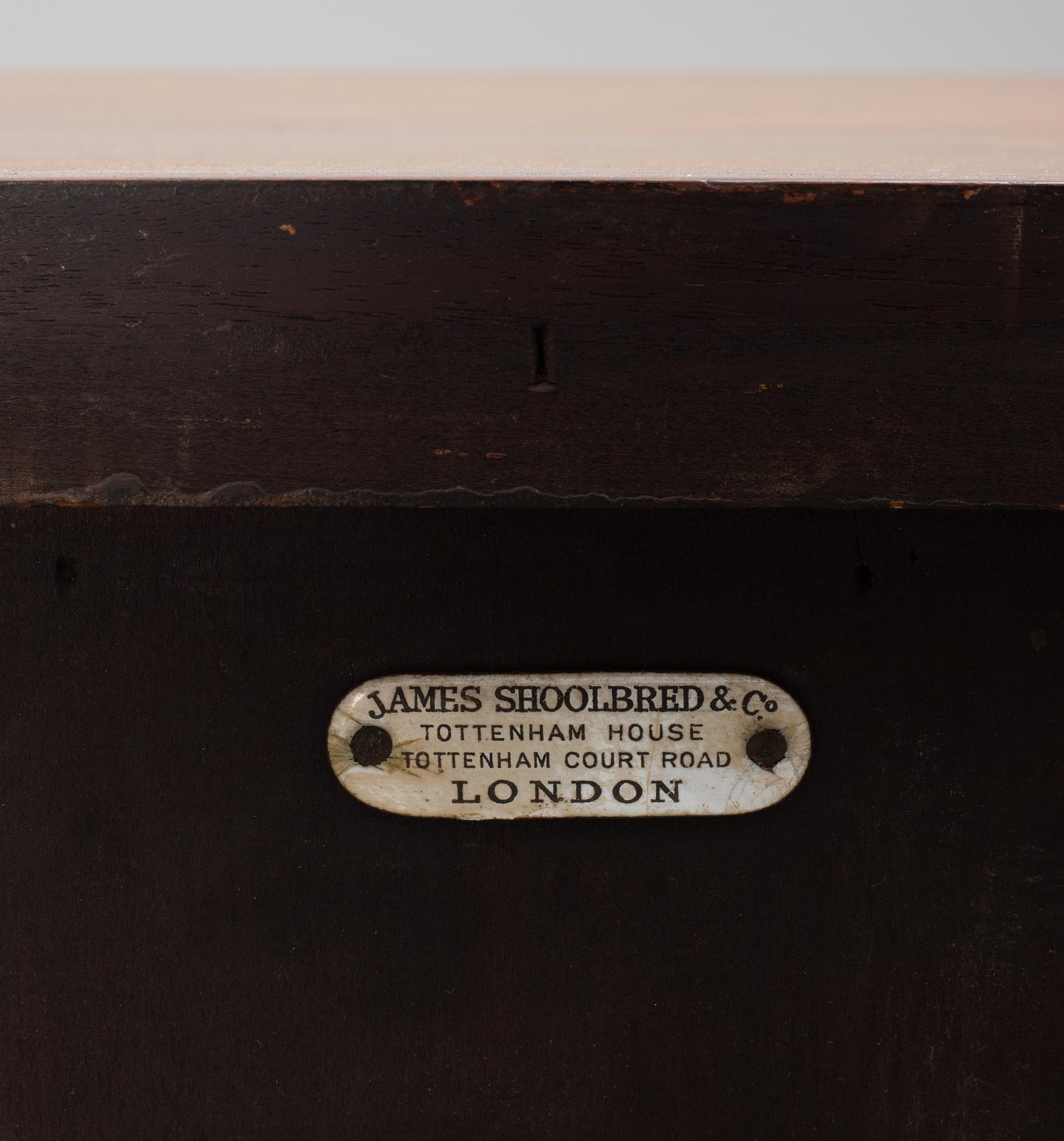 A sideboard, James Shoolbred & Co, London, England, circa 1900.