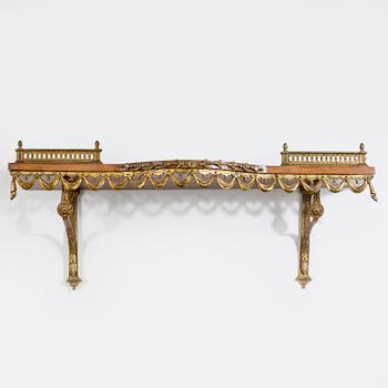 VÄGGHYLLA, gustaviansk stil , 1900-talets första hälft.